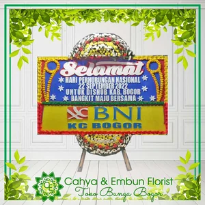 Bunga Papan Congrats 009 — Toko Bunga Bogor Cahya & Embun Florist